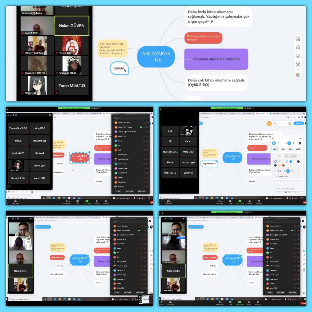 Mindmeister aracıyla Anlayarak Okuma size ne kazandırır sorusuna cevap arıyoruz. ( Kavram Haritası)