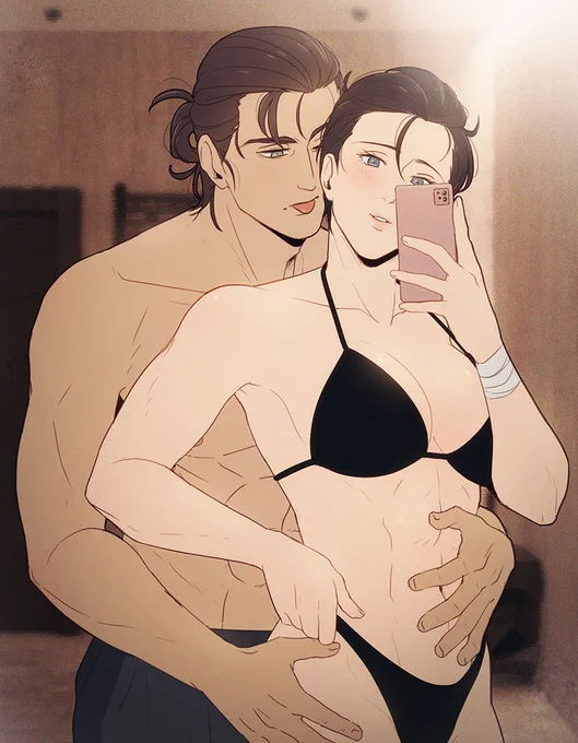 eremika mirror selfie request from ko-fi ☕️ thank you for the support! 