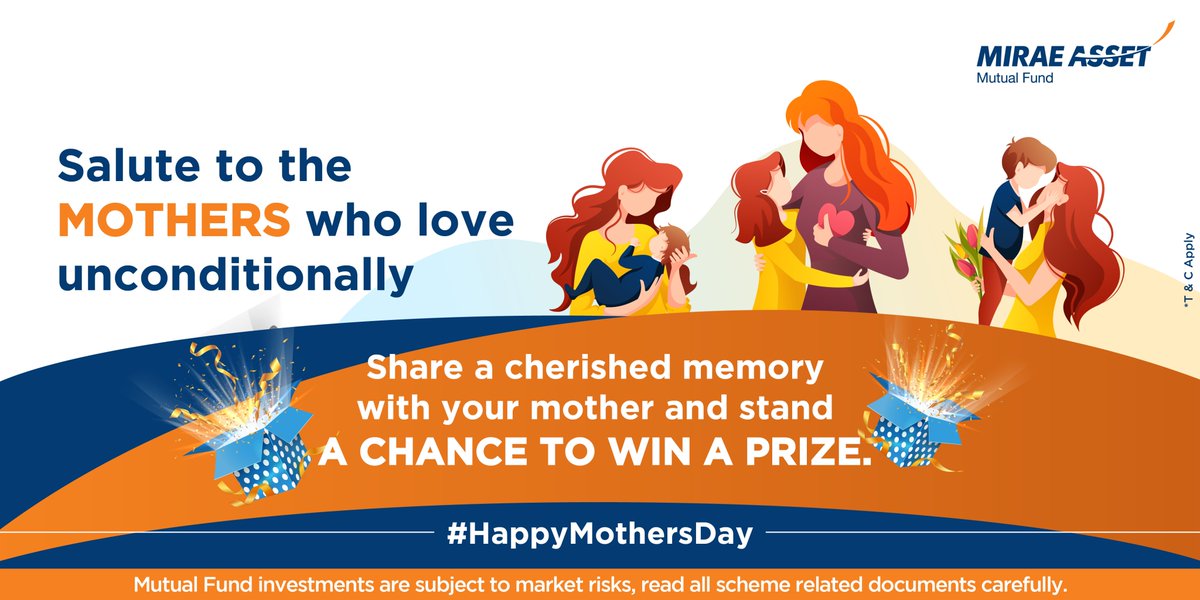 MiraeAsset_IN's tweet photo. This Mother's Day, let's revisit the memories with our mom
Terms and Conditions โ https://t.co/2mITIxEJNE
#miraeassetmutualfund #miraeasset #mutualfunds #mothersday #mothersday2022 #love #blessing #favouritememory #investors #funds #bonds https://t.co/dtCvNyUZ9g