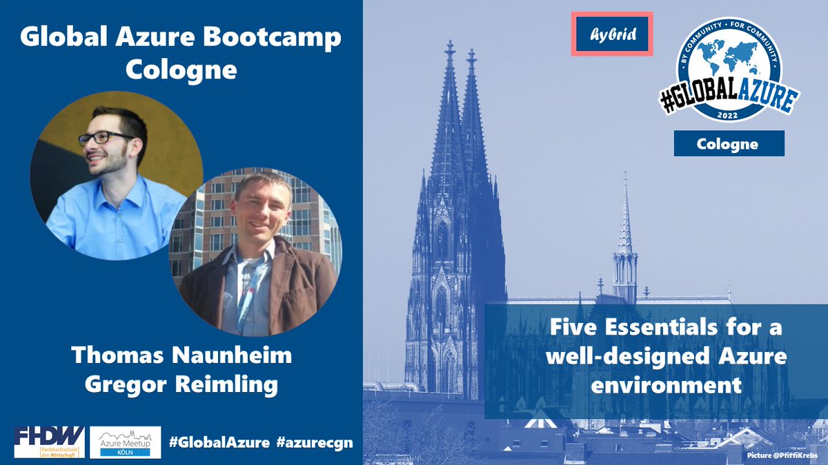 azurecgn's tweet photo. Die letzten Sessions des Tages starten beim #GlobalAzure Bootcamp Cologne #azurecgn
@ti_stock
@Thomas_Live & @GregorReimling
@usamawahabkhan
https://t.co/ZTD8vT2v68 https://t.co/uXN2NxqsgV