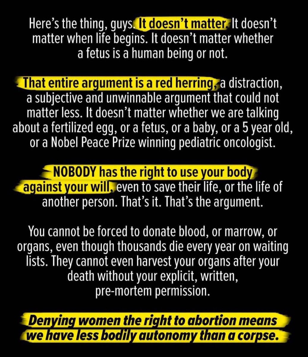 theGhostWolfe's tweet image. Reminder: without abortion rights, people with uteruses have less rights than a corpse. 
Reminder: the lawmakers responsible don’t care because you’re worth less than a corpse to them anyway. 
#prochoice #prorights #proprivacy