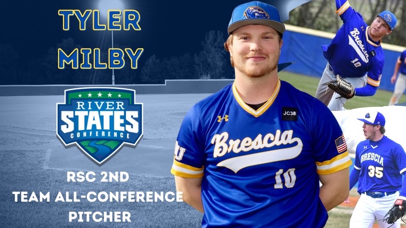 BresciaBaseball's tweet photo. Congratulations to Senior Pitcher Tyler Milby earning All-Conference 2nd Team! https://t.co/BURIBdL5FP