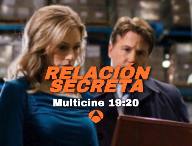 MasQTele's tweet photo. 🎞MULTICINE🎞 | #RelaciónSecreta (2013) esta tarde a las 19.20h en @antena3com con #MeredithMonroe y #RickRavanello ¡No te lo pierdas! 😰 https://t.co/tY0AQKFobK
