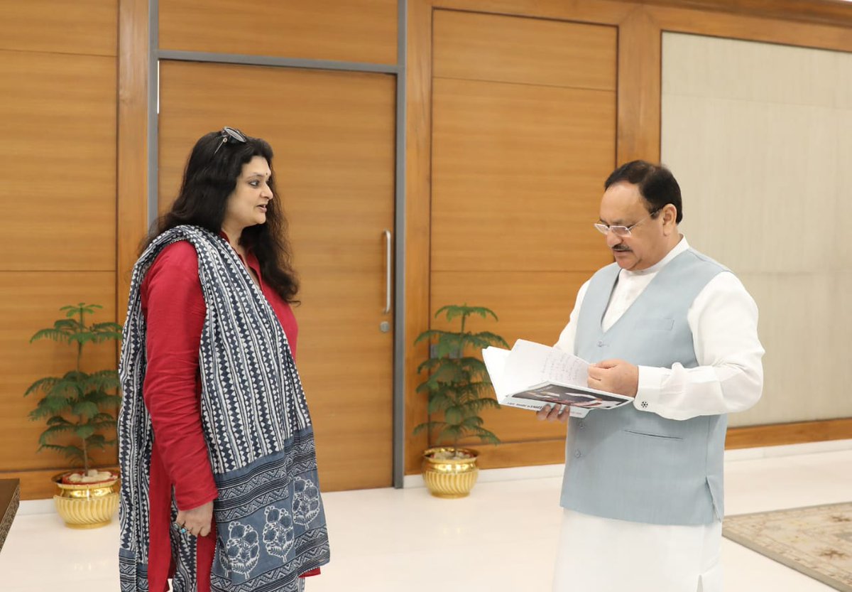 Sanju_Verma_'s tweet image. Had an interactive trip last week..was in Delhi again today, where I had opportunity to present my bestselling book to @JPNadda ji

The Nadda factor has been pivotal in BJP&apos;s stellar rise,both as world&apos;s largest political Party&amp;amp;also as an election winning behemoth
#TheModiGambit