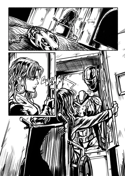 マンガの美少女キャラが
アメコミヒーローの世界に
彷徨いこむ話 (3/5) 
