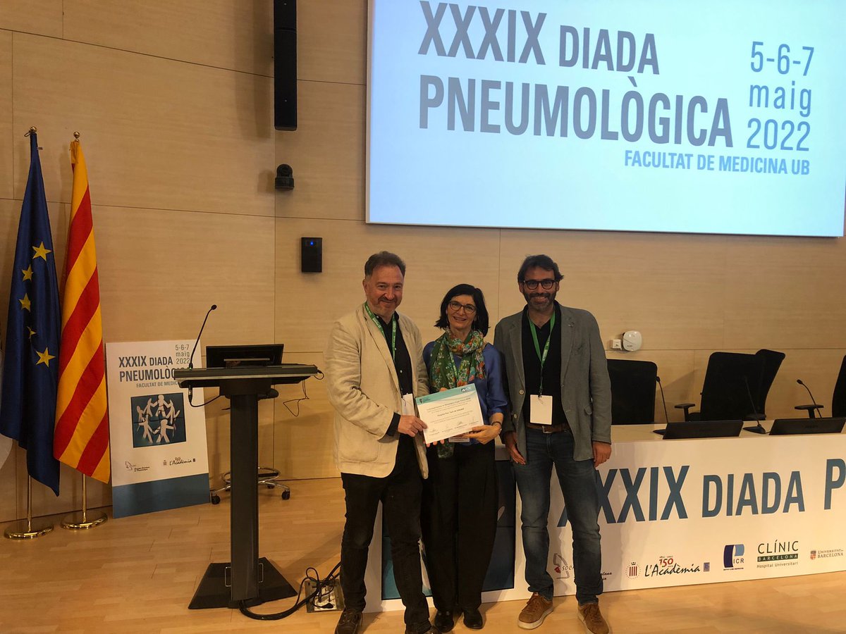 o_mediano's tweet photo. Entrega de reconocimientos a las #UCRI catalanas del año @SeparRespira de los Cuidados Respiratorios Intermedios en la Diada Pneumològica 💪🏻👏🏻👏🏻👏🏻

@OSibila Dra Carme Monasterio y nuestro Dr Manel Lujan!!!! ❤️ https://t.co/oq334xXvO2