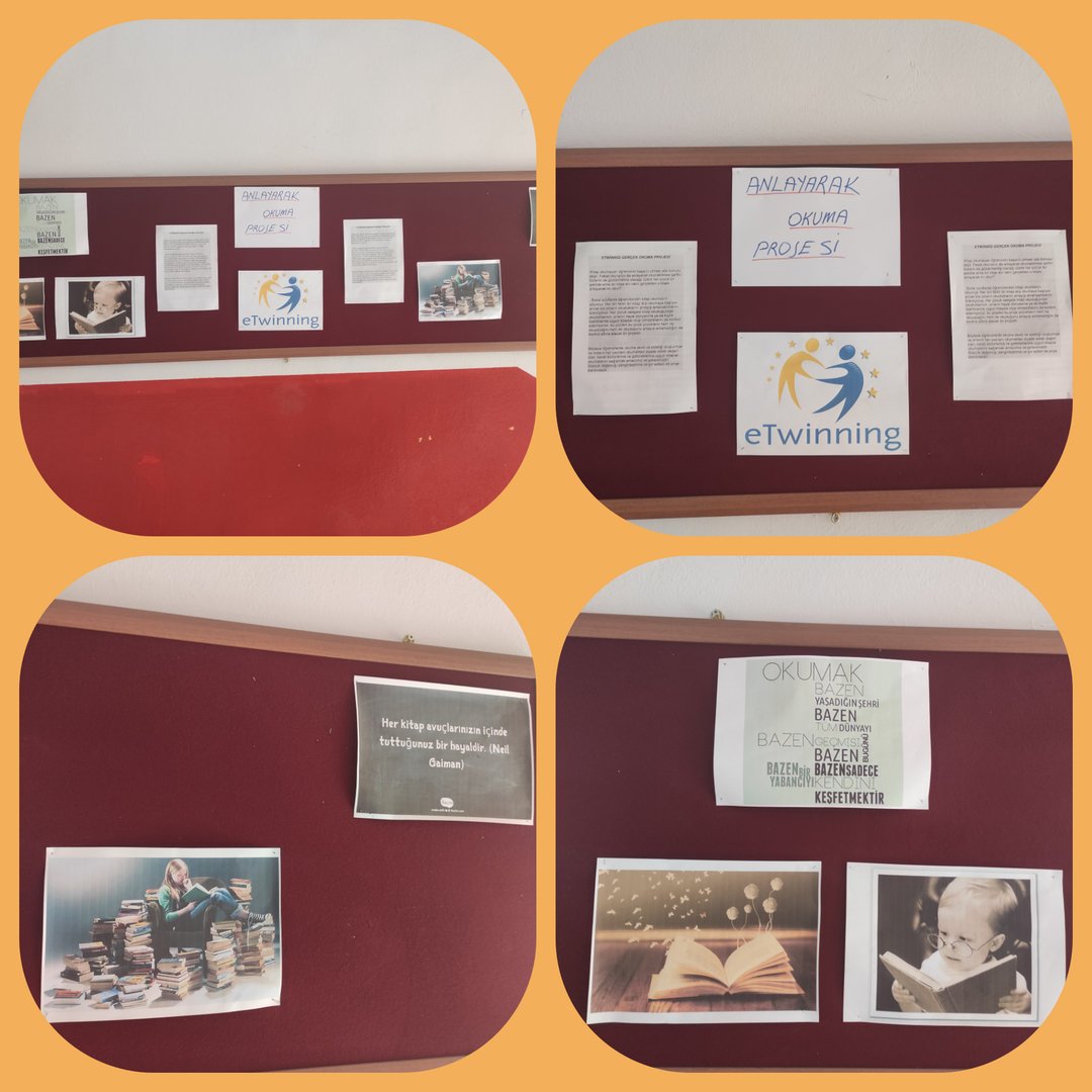 Projemizi tanıtım amacıyla hazırladığımız okul panolarımız.