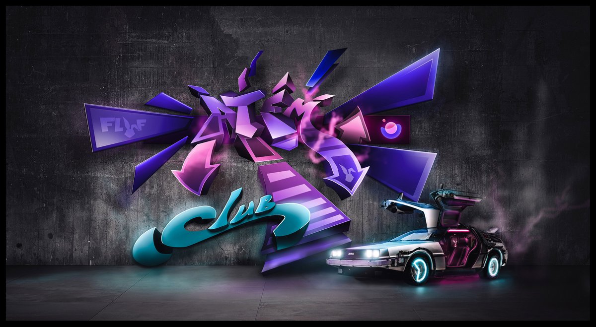 andaist's tweet image. Hello folks!

Here's my concept are for @ATEMCarClub .
I used to make so much graffiti 20 years back, when I was at school. 
Really happy to be part of this amazing metaverse we are building together with @flufworld @partybear @seekers_xyz @altstatemachine