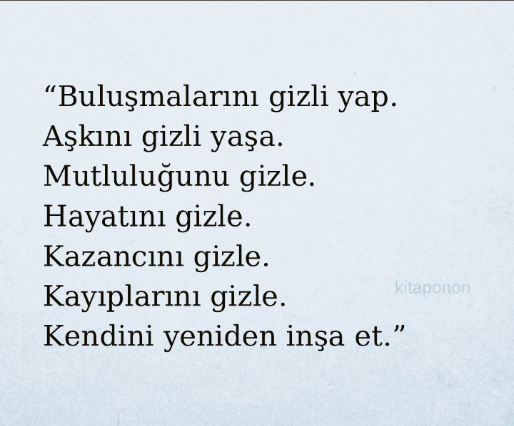 Çünkü insanlar güzel şeyleri mahveder..