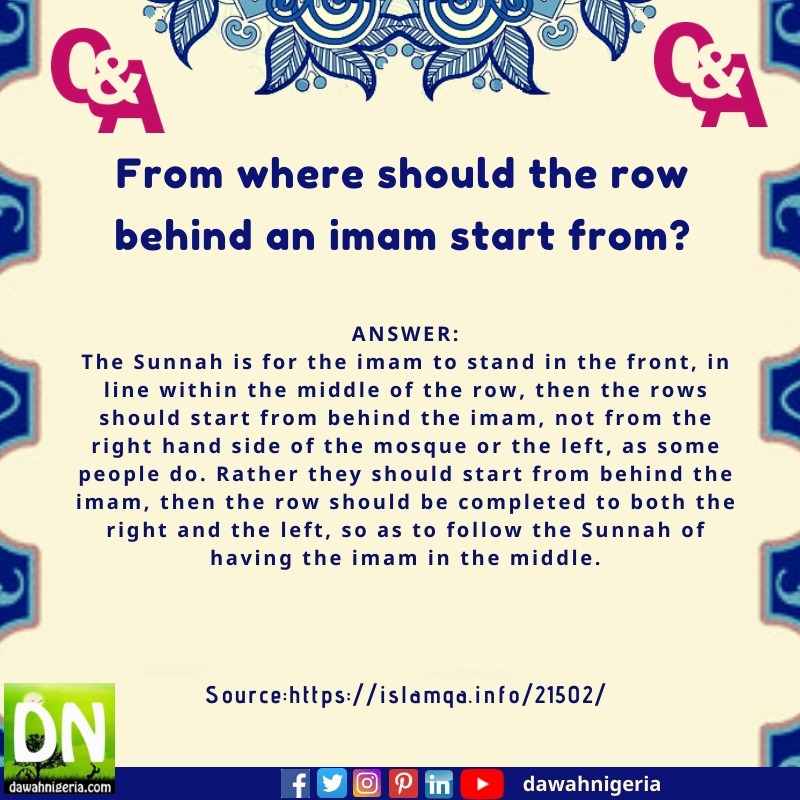 dawahnigeria's tweet photo. This is how the congregation should stand behind the Imam
#Solat #Imam #Jamah #Rows #Islam #Q&A #Dawah2dPPL https://t.co/DQOqGxKl29