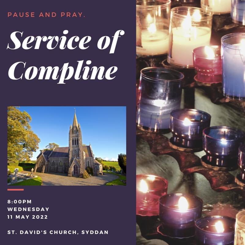 KingscourtUnion's tweet photo. Are you free for an hour next Wednesday? Would you like to pause and pray in St. David's, Syddan; a beautiful rural church?

Join us for a Service of Compline at 8:00pm next Wednesday, 11th May, led by one of our Parish Readers.

@kingscourtpar #kingscourt #syddan #lobinstown https://t.co/ddg5fc7u2o