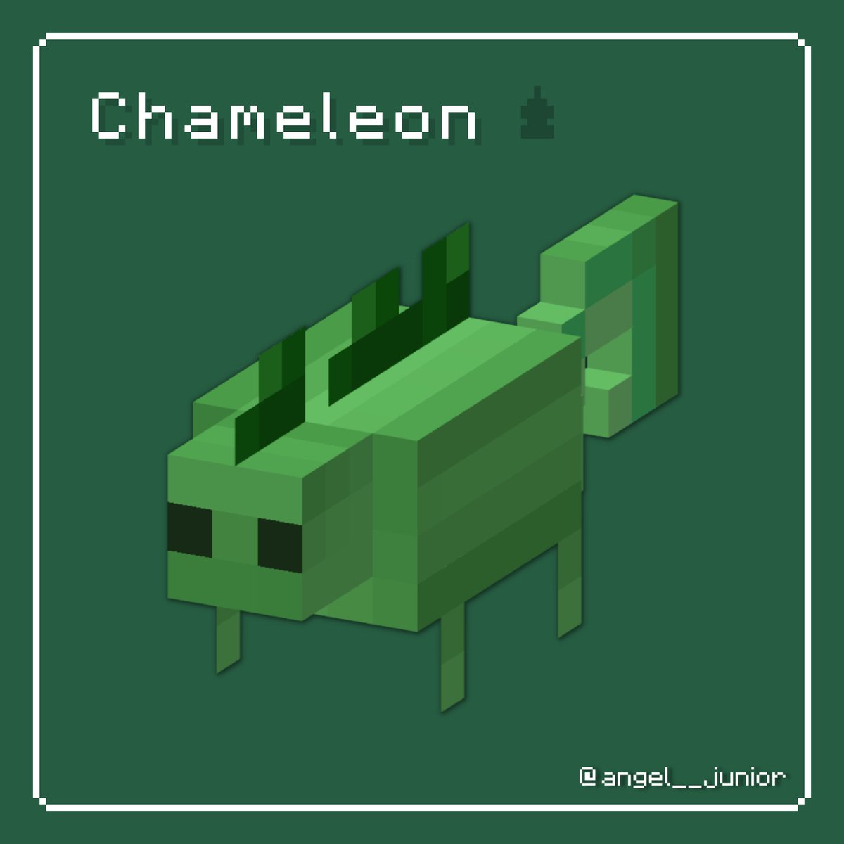 Angel__Junior's tweet photo. I modelled a Chameleon in Blockbench, omg I think it is so thick

#blockbench #blockbench3d #Minecraft #minecraftart #minecraftmodel #3d #3dmodeling https://t.co/KAU5iyvcaH