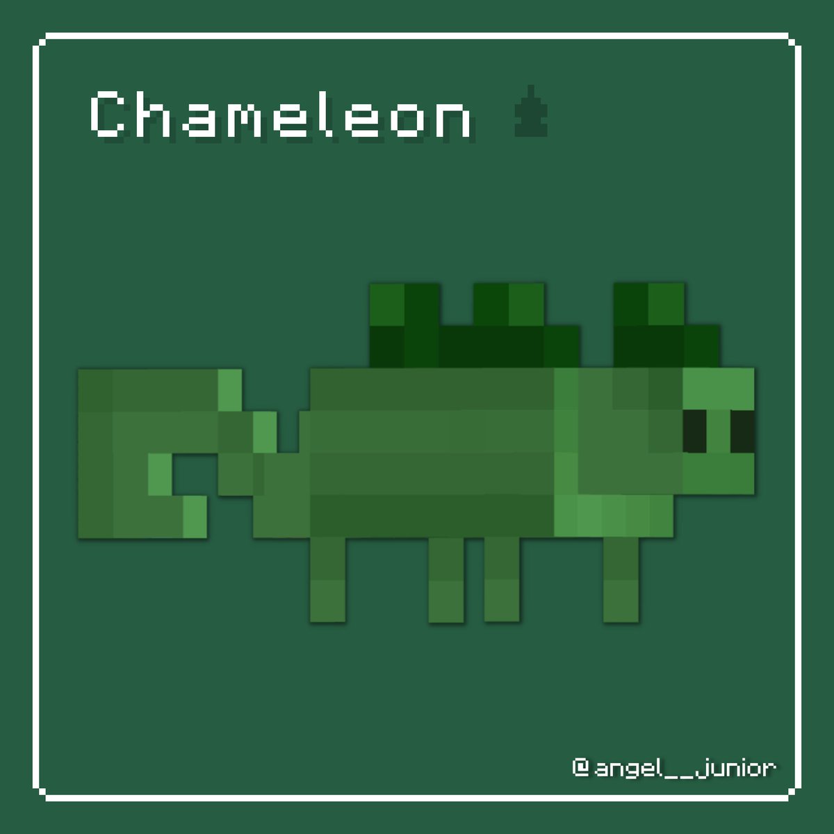 Angel__Junior's tweet photo. I modelled a Chameleon in Blockbench, omg I think it is so thick

#blockbench #blockbench3d #Minecraft #minecraftart #minecraftmodel #3d #3dmodeling https://t.co/KAU5iyvcaH