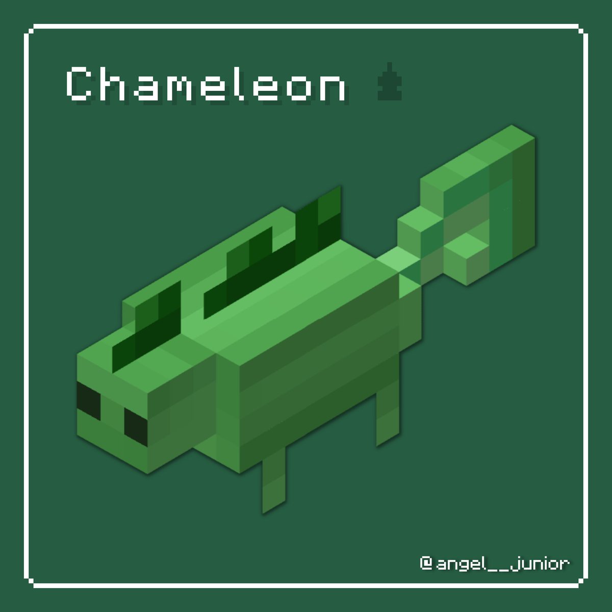Angel__Junior's tweet photo. I modelled a Chameleon in Blockbench, omg I think it is so thick

#blockbench #blockbench3d #Minecraft #minecraftart #minecraftmodel #3d #3dmodeling https://t.co/KAU5iyvcaH