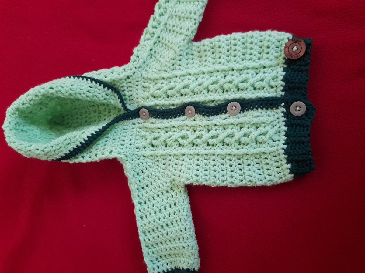 crochet_plug's tweet photo. Baby cardigan!
#hookedbymaka #crochet #babycardigan #crochetinzambia https://t.co/o4ZjhOCd4o
