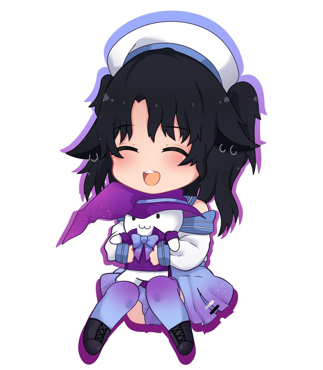 OML LILAC COMMISSIONED SOMETHING WITH BOTH OF US!!! 👀
I love to see how good my new design turned out in this piece of art 😭💜
You're my plushy now @LilacVT 💜

 by FB/naufalr
#Vtuber #VTuberEN #VTuberUprising