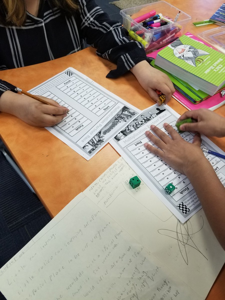 HenDaniel2's tweet photo. We had so much fun playing Multiplication Partner Race. Grade 4 Ss learning through play! @riverwestpark https://t.co/dxaKBWyVqx