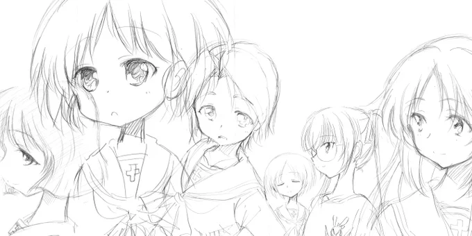 うさぎさんたち並べてみた 