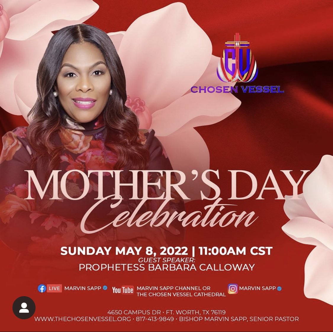 Marvin L. Sapp on Twitter: "@chosenvessel_tcvc Mother\