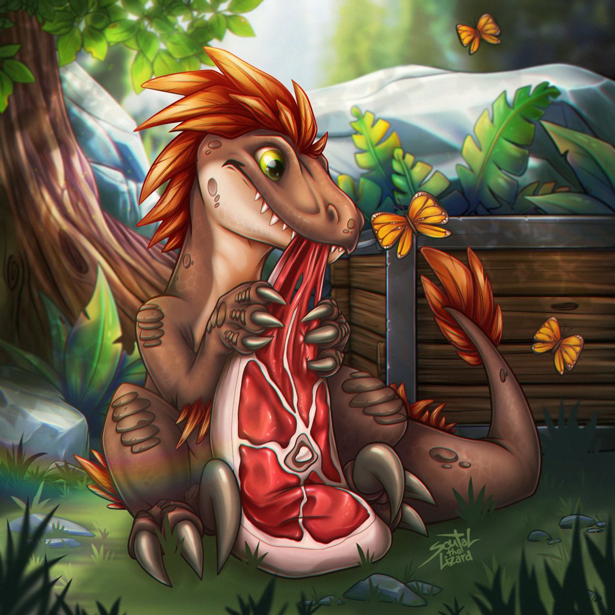 Don't forget to feed your pets! 🥩 #ARKSurvivalEvolved #arkart