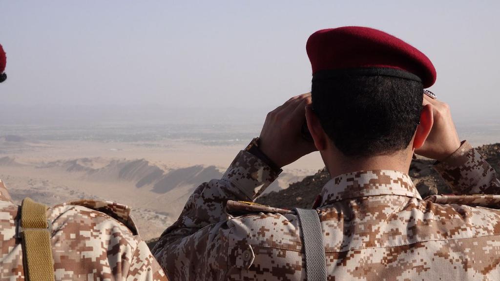 #عاجل العميد يحيى سريع من جبهة مارب 
من فوق البلق .. هو الله