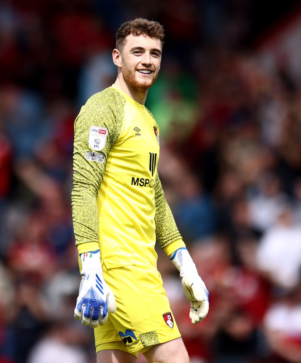 afcbournemouth's tweet photo. Clean sheet number 20 ✔️ 
Golden glove confirmed ✔️ https://t.co/6EGy5wzXqy