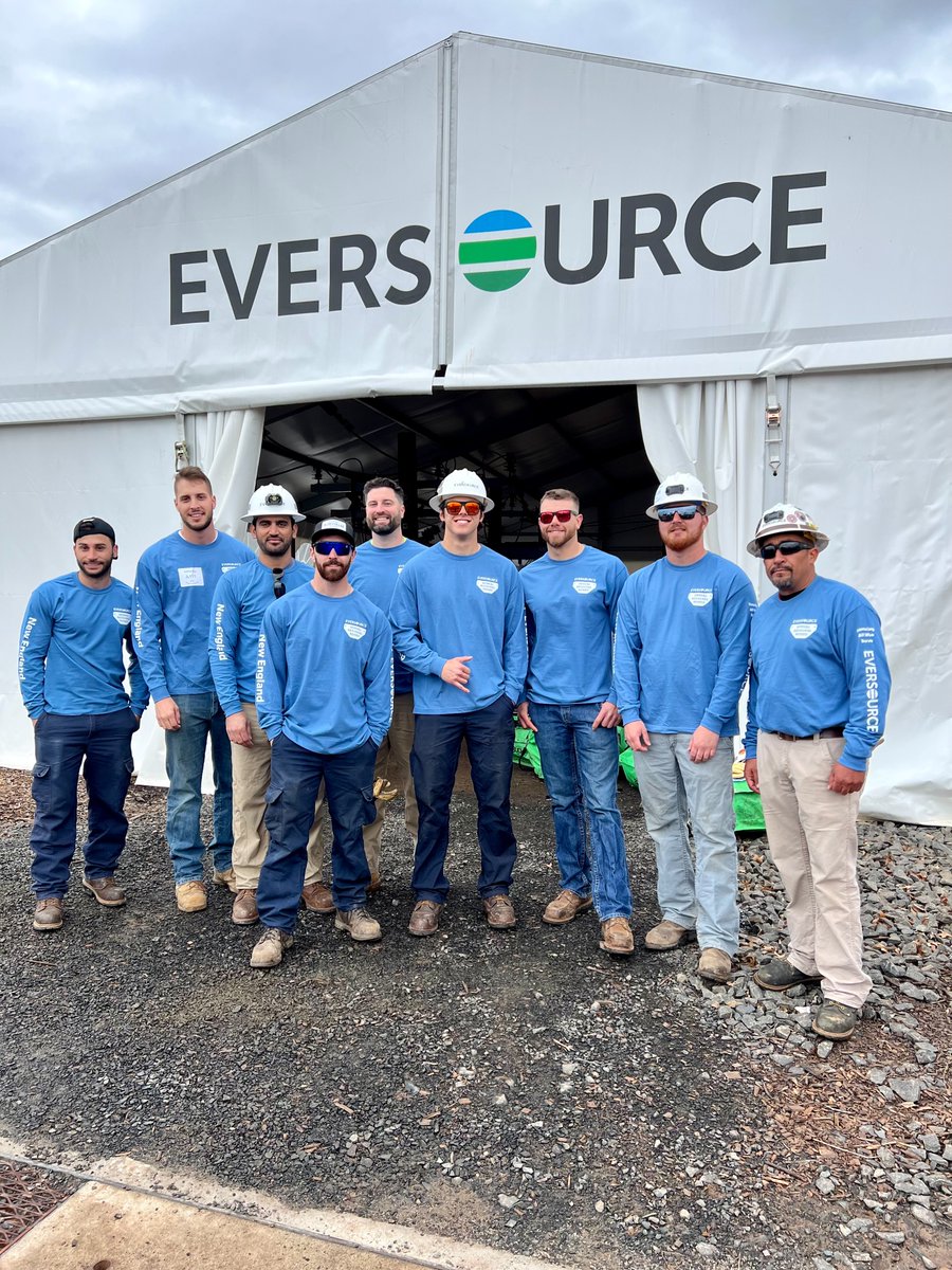 EversourceCT's tweet photo. It’s great seeing all of our teams from CT, @EversourceMA, &amp; @EversourceNH here in Berlin for today’s #LineworkerRodeo. Best of luck to all! https://t.co/Cg2oJ5nXDj