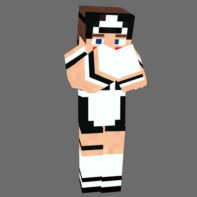 colin_conductor's tweet photo. I feel a little embarrass wearing this, does it look alright?  

#MaidWeek #VTuberMaidWeek #ENVtuber #Vtubers #Vtuber #VTuberUprising #VTuberEN https://t.co/G66SBpvyvq