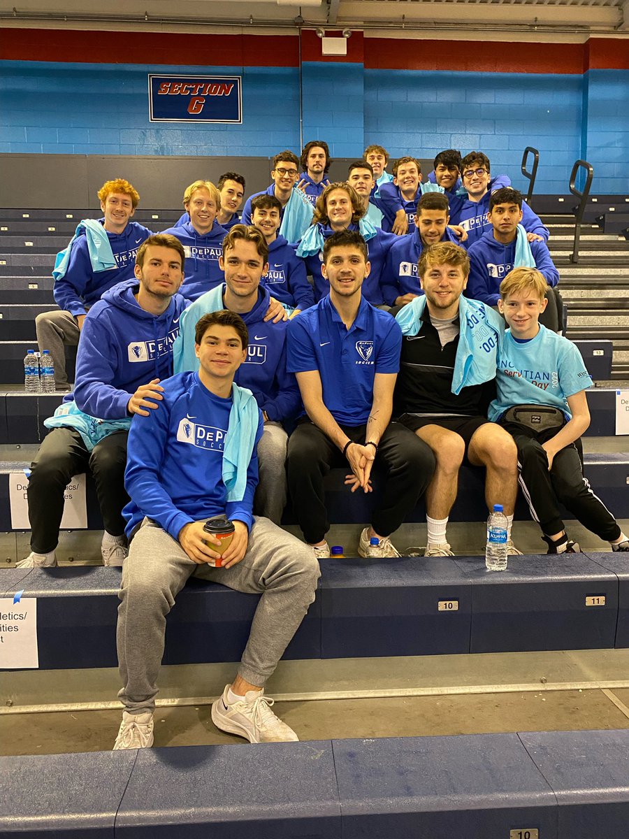 DePaulMSOC's tweet photo. Ready to go for #DePaulVSD 👀

A perfect chance to give back for a day on campus.

#BlueGrit🔵👿 https://t.co/Kqse9osUyO