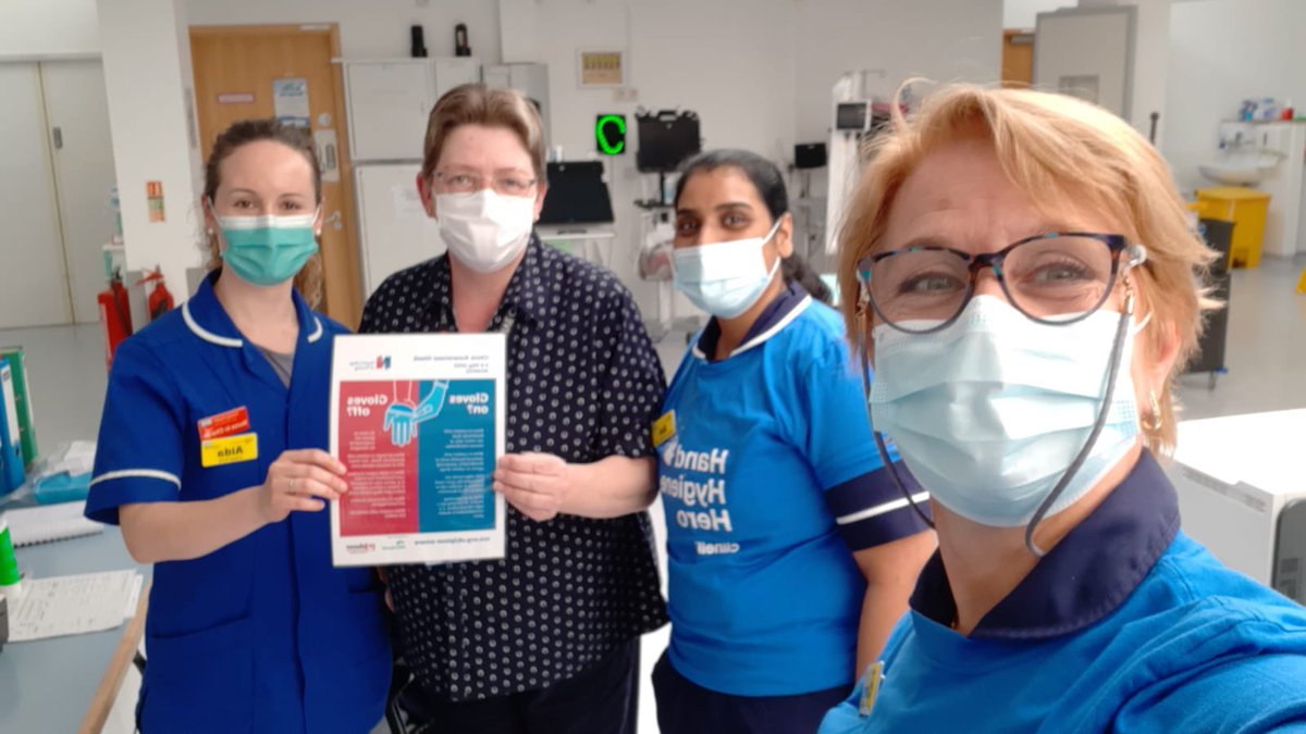 CarmenNags21's tweet photo. 👏to FHFT IPC Team who have been, are and pledge to continue being Hand Hygiene Heroes! Thank you all for listening to, being inspired by and pledging with us!🙌 #handhygieneweek #infectionprevention  #glovesawarness #teamwork https://t.co/75PtZjVjnb
