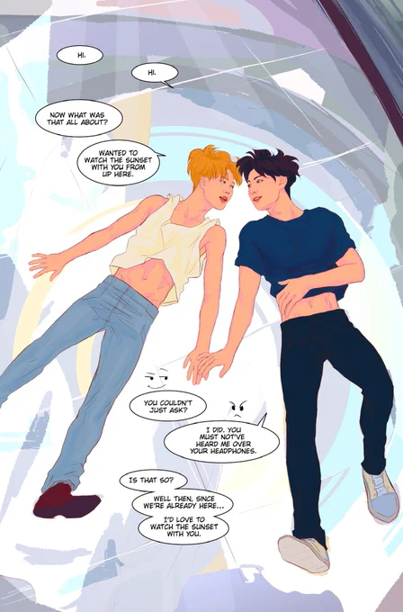 Some snippets from the most recent au comic on my patreon 🤗❤️ 