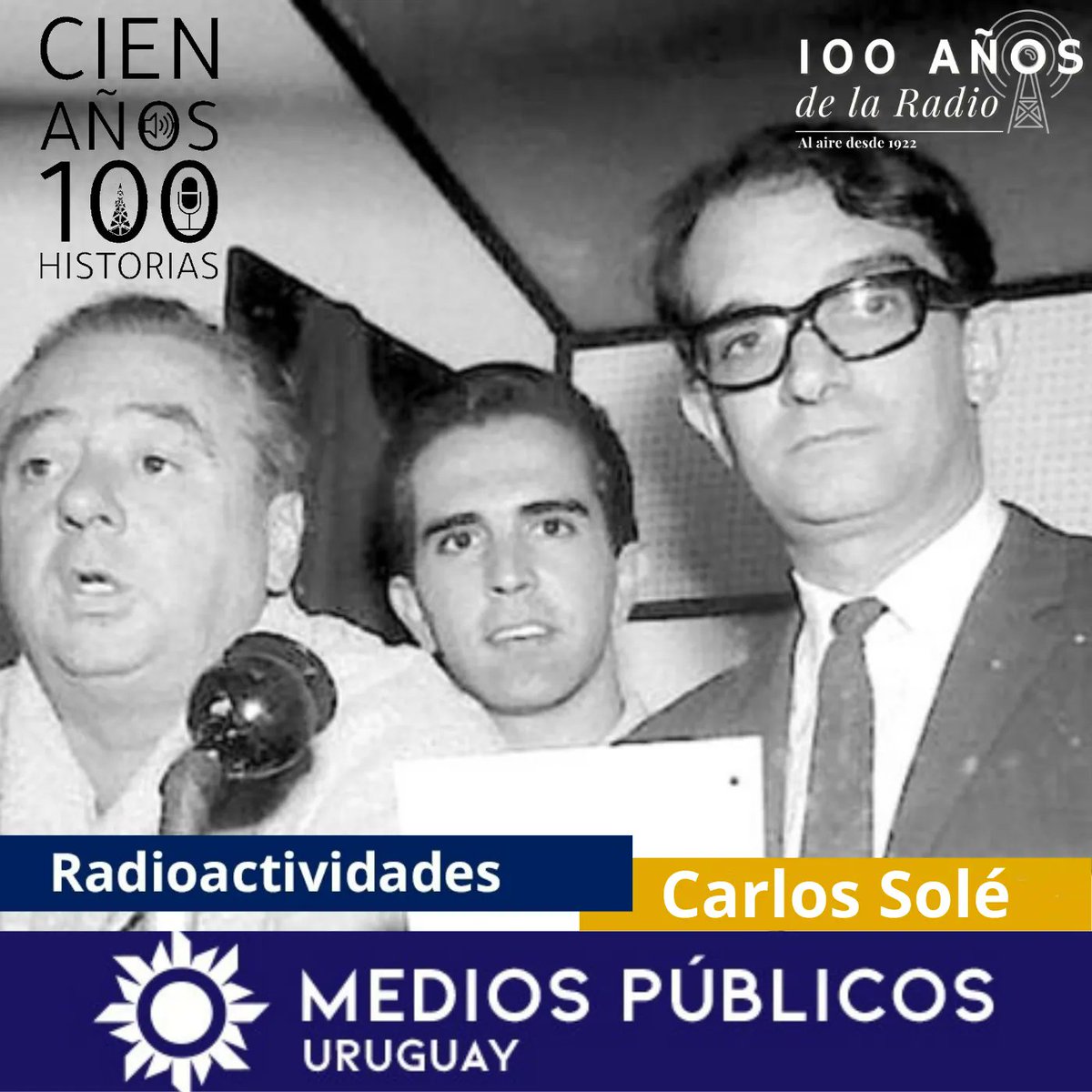 ractividades's tweet photo. 🔜 #HOY #Radioactividades
📻 #100Años #100Historias 🎙 #CarlosSolé ➡️ El #Relator #Inmortal #PrimeraParte
👉 Participan #RúbenCóppola #HeberPinto #RúbenCasco #RaúlBarizzoni #JorgeDaSilveira #AmericoSignorelli #EduardoNogareda
📲💻 https://t.co/Gky3KiY6Uv
@RadioUruguayuy https://t.co/gPZF4Jcutk