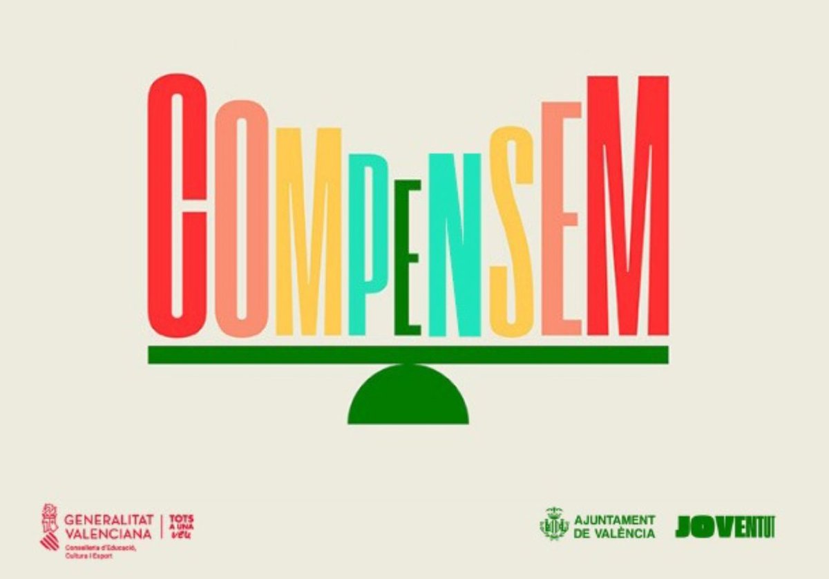 AjuntamentVLC's tweet photo. 👧@JoventutVLC et proposa un fum d'activitats gratuïtes amb el programa #Compensem!
🤿Snorkel, rem, tallers de foto📸, gastrociència o ràpel🧗entre d'altres, amb l'objectiu de mitigar els efectes negatius del confinament als menors de 18 anys.👦Inscripció▶️https://t.co/9fWA7wfvAn https://t.co/KCNa7b1zY8
