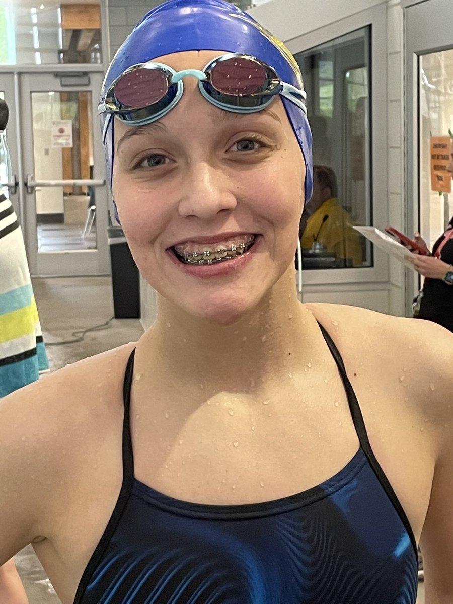 OSswimdive's tweet photo. Kira Jacobs breaks 31 year old 100 yard Olathe South backstroke record https://t.co/LP142CcK3G