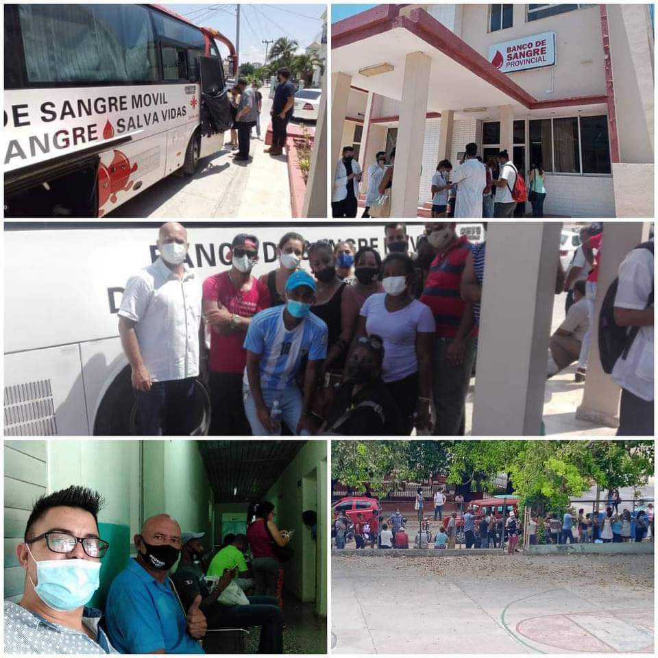 Trabajadores de Empresa Nacional del Transporte para el Comercio y <a href="/PublimerCuba/">Publimer Cuba</a>, se unieron a la donación de sangre para los afectados, en el accidente del hotel #Saratoga. 
#FuerzaCuba 
<a href="/NacionalTnc/">Transporte Nacional del Comercio TNC</a> <a href="/PresidenciaCuba/">Presidencia Cuba 🇨🇺</a> <a href="/MMarreroCruz/">Manuel Marrero Cruz</a>