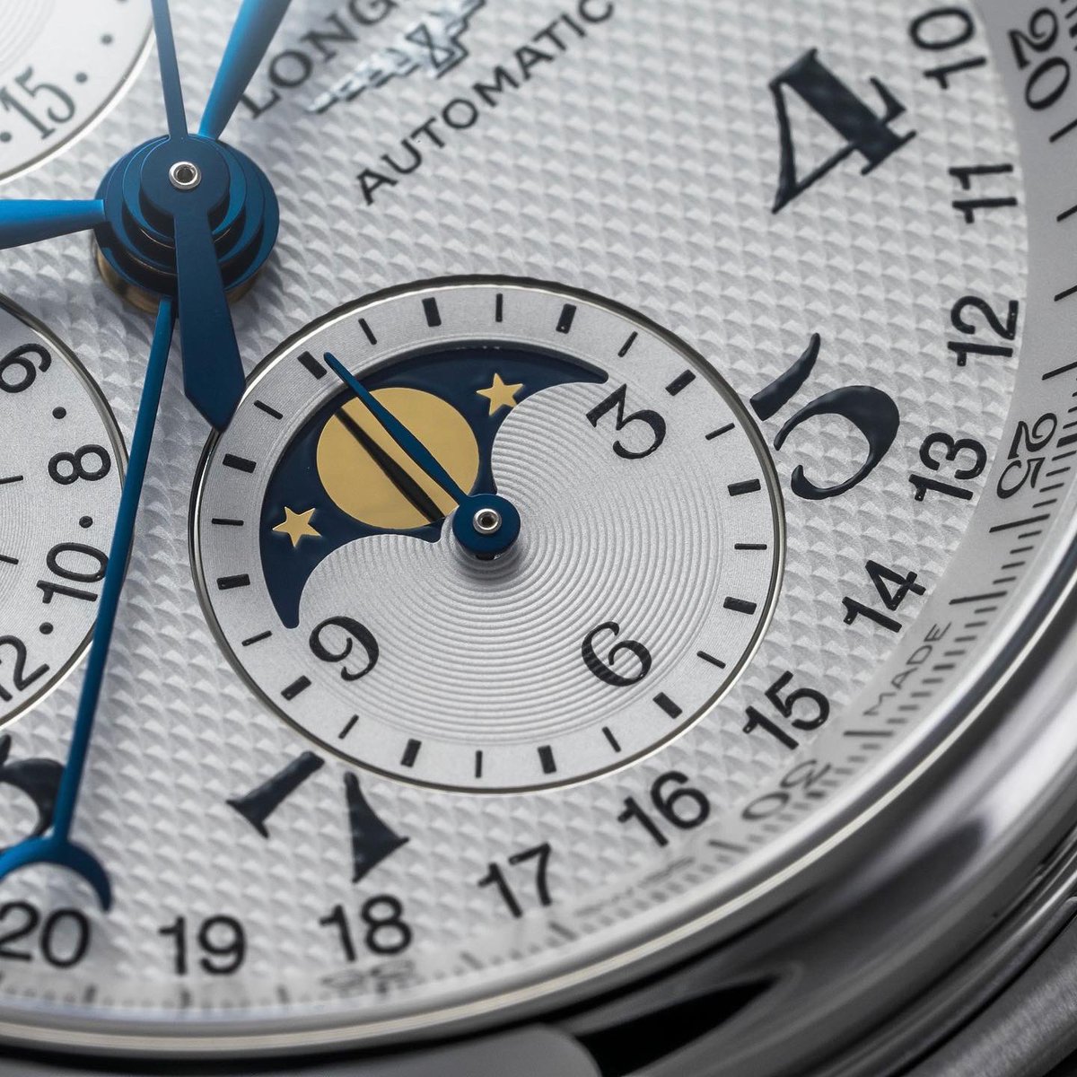 baldassarreted's tweet photo. Back in stock, the Longines Master Collection Calendar Chronograph.

One of the most complicated watches on the market for the price.

⌚️ https://t.co/f6BvHUUidf https://t.co/0B3W26GSkw