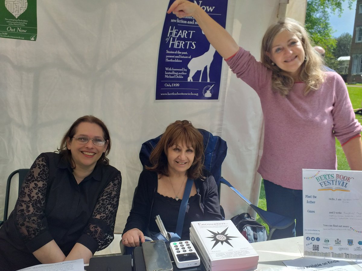 Come by the #HertsBookFest2022 today and say hi! We've got loads of exciting books to sell.
