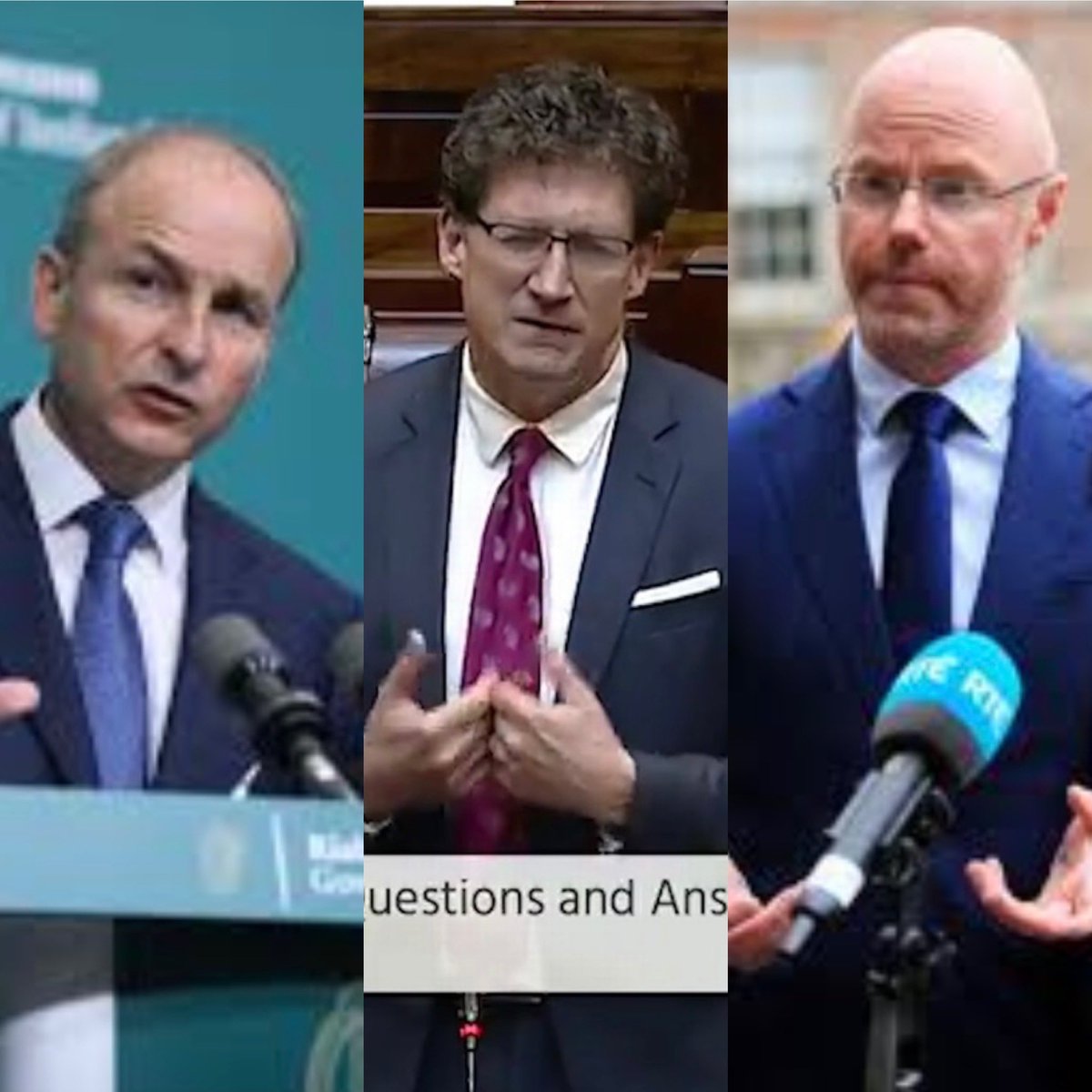 The three horsemen of the patriarchy telling us not to ask question about the details of the #NMH deal and that instead we should just ‘trust’ them is PEAK disrespectful misogyny from the government

Utterly shameful

#makeNMHOurs @OurMatHosp #DitchDonnellysDeal #sexisminpolitics