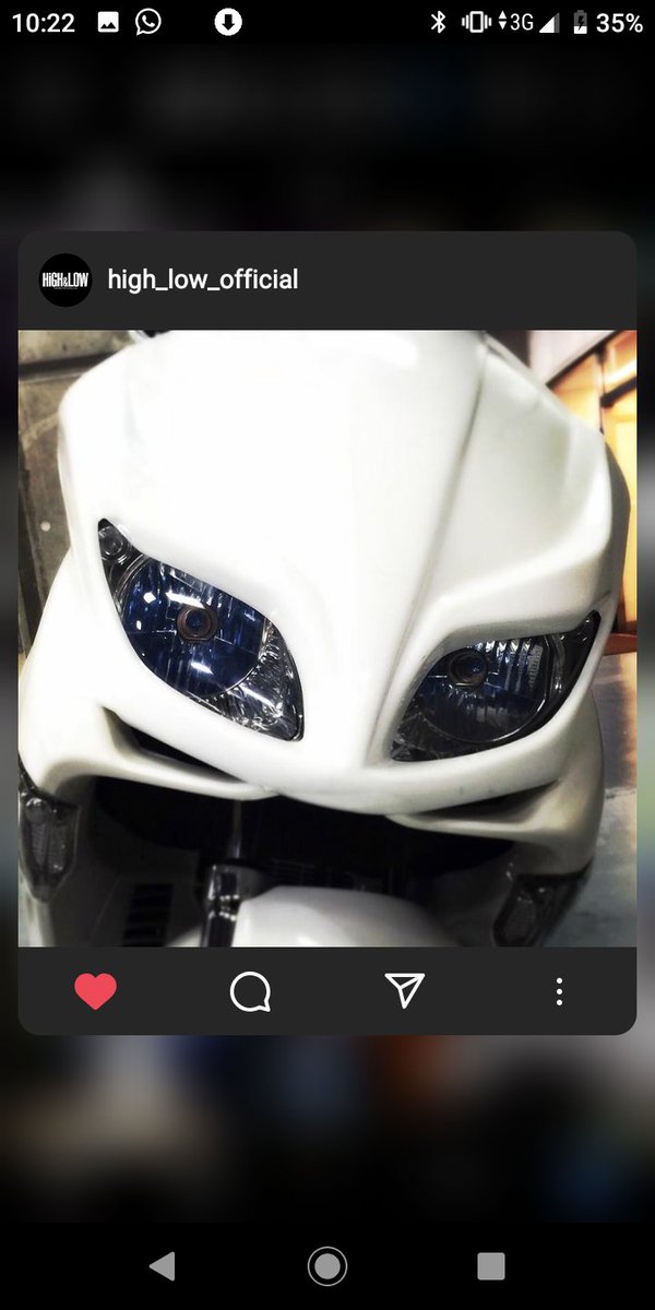 bsumones's tweet photo. Scrolling my Instagram for my old #HiGH_LOW edit and saw this one #WhiteRascal motorcycle and then @beoncloud_th did it thing and I walked to past crying 😭 https://t.co/M23xaulR3P