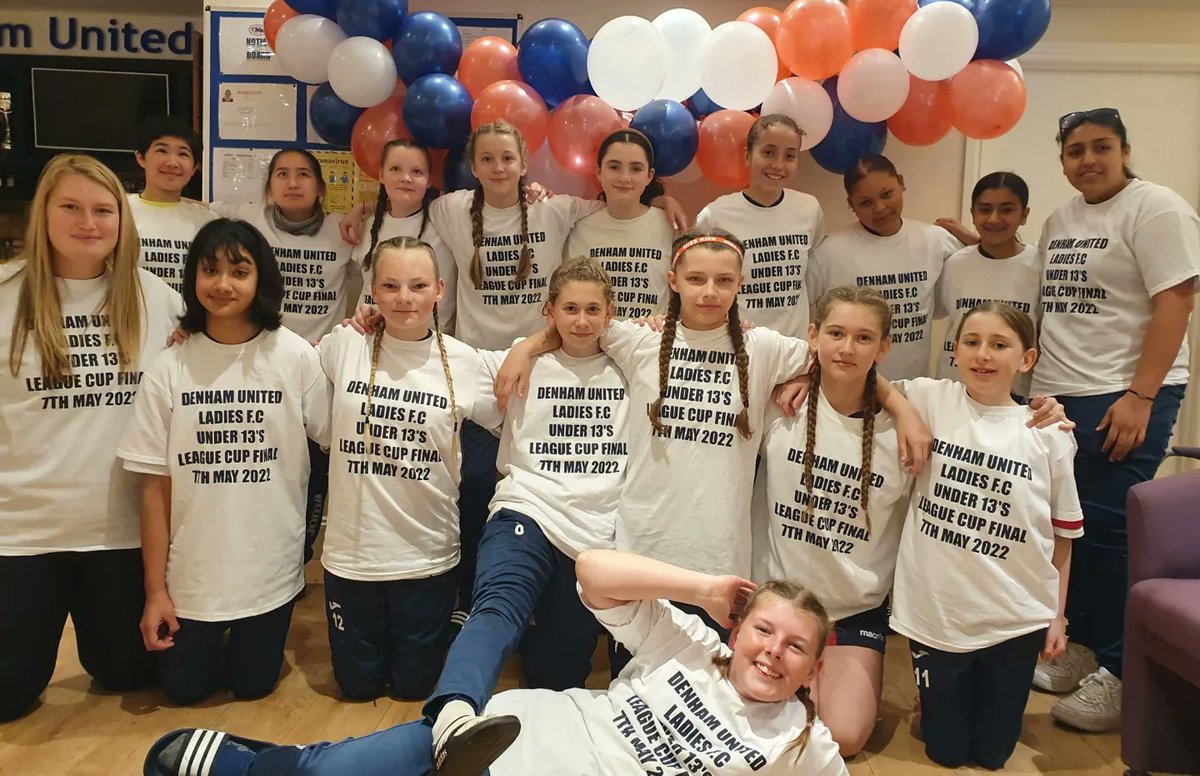 DenhamUnitedLFC's tweet photo. Youth | U13s 

Good luck to all the teams taking part in the @HGFPL18 Finals day
Especially our own U13s in their first League Cup Final.
Enjoy your day girls a great experience for you all!! https://t.co/h28rAdaEFT