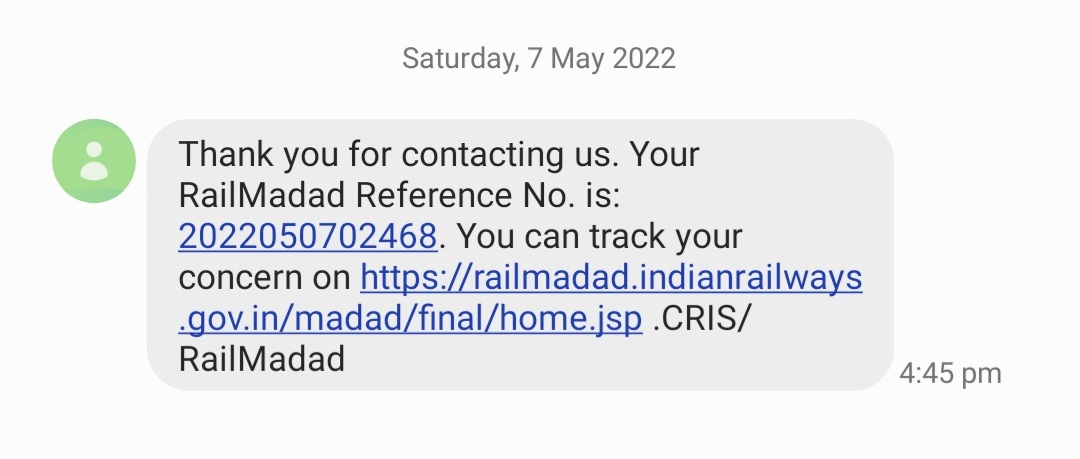 iVkdhannure's tweet photo. I don't know what these @RailwaySeva ppl registered &amp; then closed . show off !. During journey they lodge complaint , when you get down train they close the issue making us not knowing anything.  smart guys . better improve service rather show off.  Karma.. https://t.co/D1ps3SxoEM