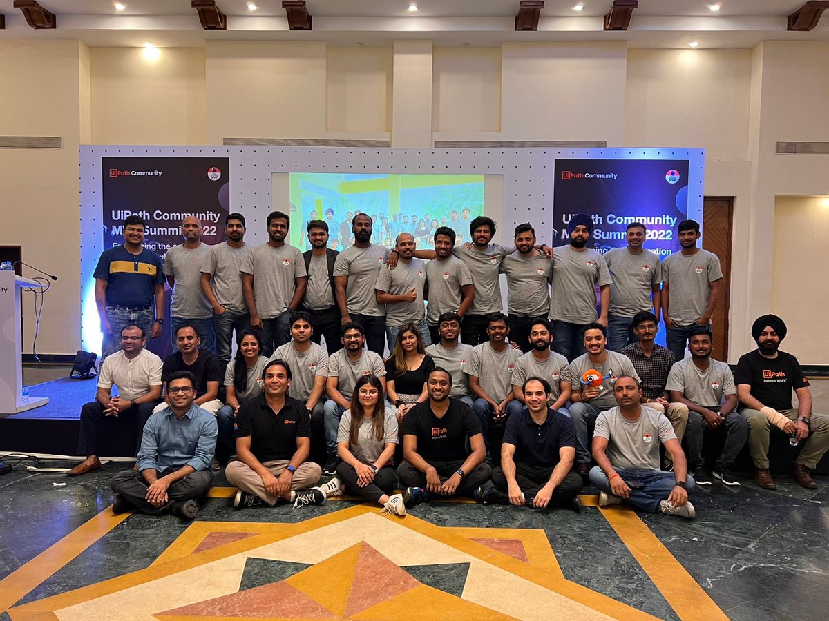 sinh_lovy's tweet photo. Envisioning automation platform together with all MVP and engineering product managers . 

 @UiPath, Remarkable and brilliant summit !! 

#uipathcommunity, #UiPathMVP #UiPathMVPSummit https://t.co/J0ggFU5kGa