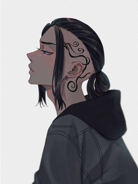sshirosama's tweet photo. Exalted Kam1 Trait idea - Hairstyles and tatto of Draken, Hanma and Hakkai also Hakkai's lip scar and earring along with Henma's earring. @KAM1NFT #ExaltedKam1 

@VanosMask @M0_Kun @ZanZetsui @EmbeezyFtw https://t.co/LTZZaR4MZa
