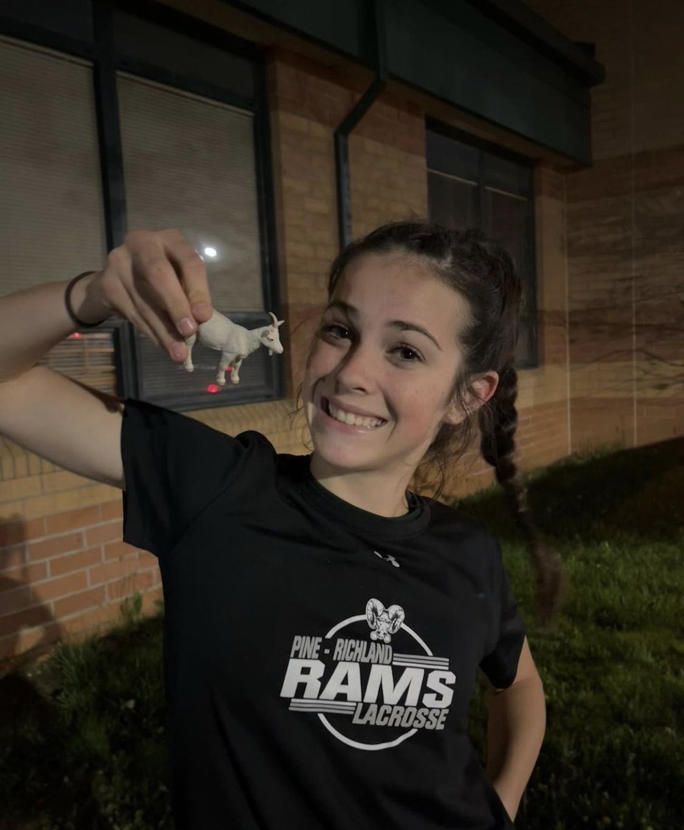 prglax's tweet photo. Our G.O.A.T. from our 13-8 win against Peters Township on Thursday is none other than Madelyn Mill!!! She KILLED it on draw controls, as well as scoring 2 goals!! Keep up the good work!! 🐐🐐🐐🐐 https://t.co/Ltb51lG8Bi