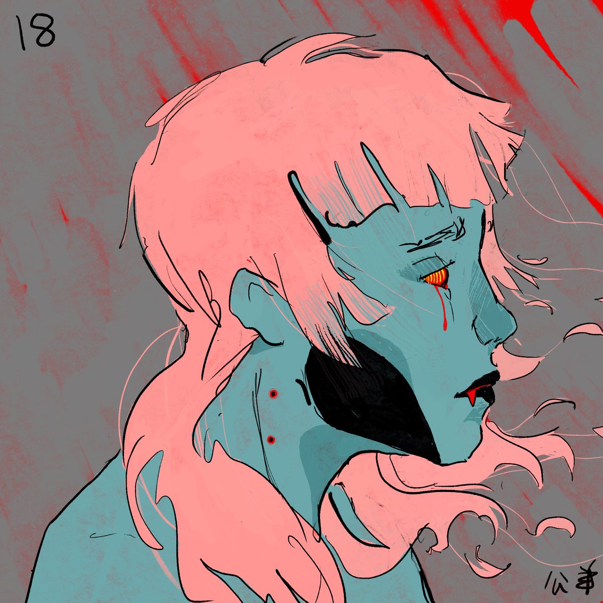 Ghxsts's tweet photo. bitten. https://t.co/JwNZMxB0DI