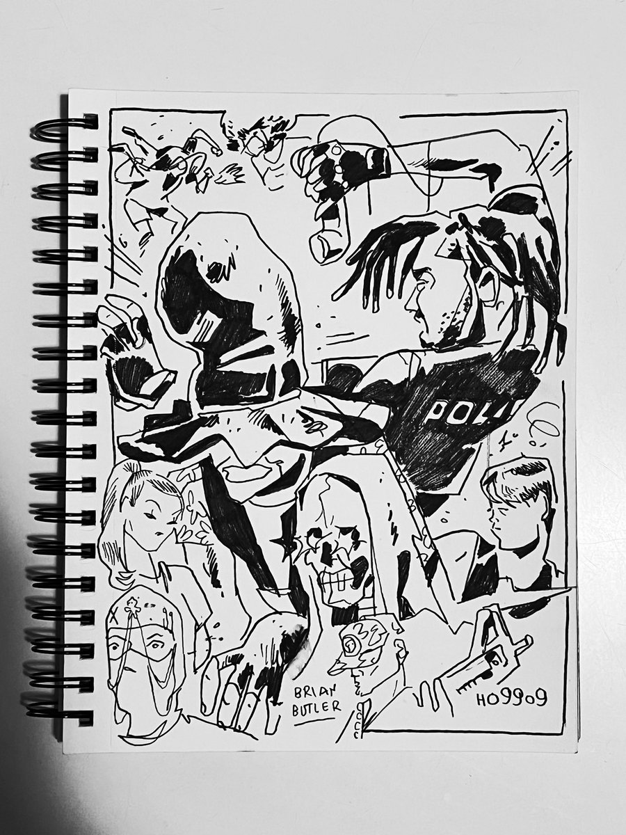 Rad time in WPB w <a href="/Ho99o9/">HORROR</a> #n8noface and #childrenoftheflesh __✍️ #ho99o9 #showdrawn