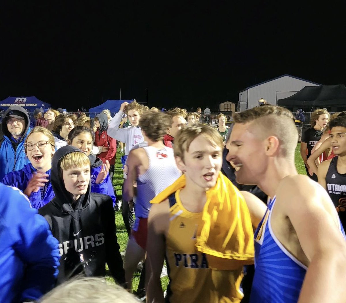 IoniaAthletics's tweet photo. Congratulations to Josiah Magley who won the Shepherd Bluejay Invite Elite 3200m race and broke the school record with a time of 9:22.31! https://t.co/BIoJoSgnNZ