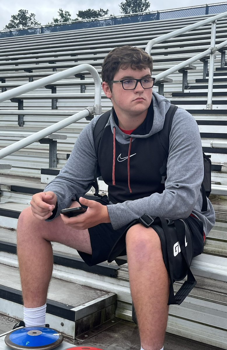 JohnMPatrick's tweet photo. Focus Level 1000. Good luck at Sectionals today Chuck @Chuck_Patrick72  Throw it far!!! https://t.co/maP2XPxOtS