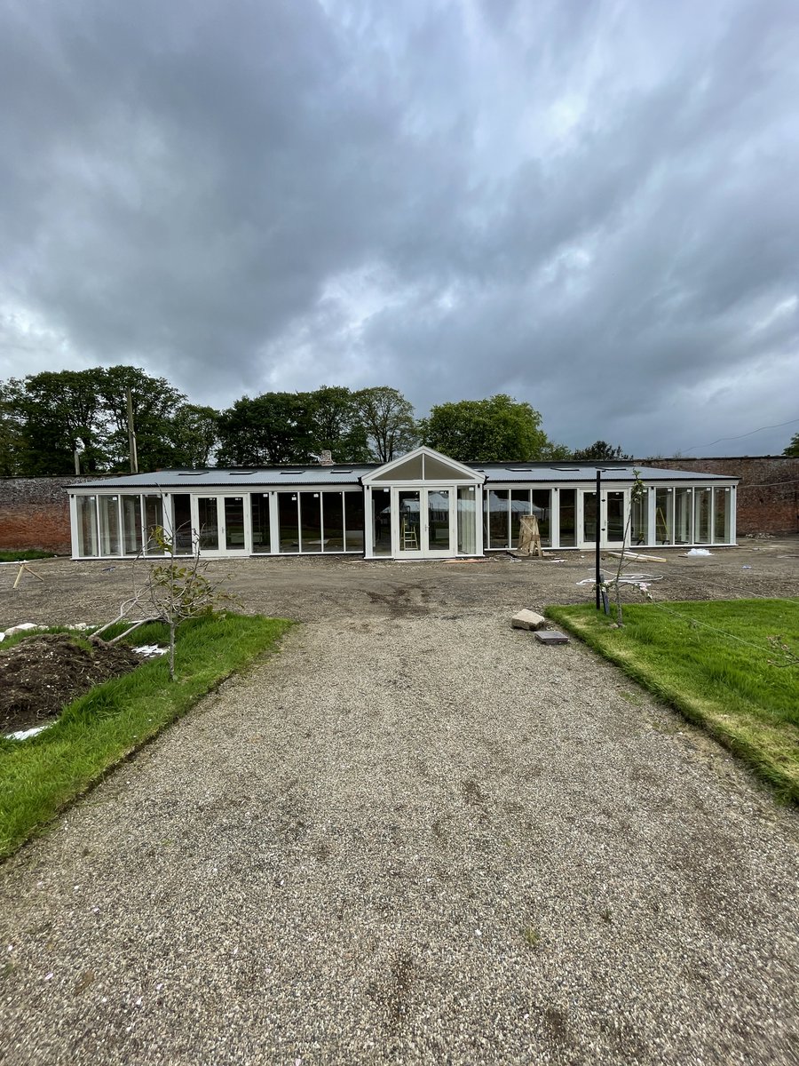 DrenaghGardens's tweet photo. Progress Update: The Orangery 🍊
The glass walls for our coffee shop are in and the floors are going down. It's really starting to take shape now. 🎉
We can't wait to open the gates and welcome you all in on May 26th!
#Drenagh #DrenaghGardens #Orangery #CoffeeShop #ExploreNI https://t.co/5DAbXcsgnM