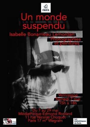 Le vernissage de l'exposition d'Isabelle Bonameau Lemordan vient de commencer et vous êtes les bienvenus !

Un monde suspendu, du 7 au 29 mai 2022.
